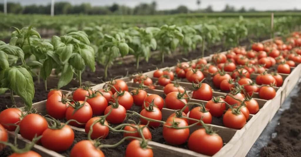 Rozstaw pomidorów: Jak sadzić, by mieć obfite plony?